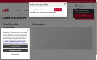 Hassett Ace Hardware of Palo Alto website