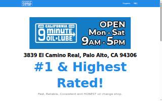 Nine Minute Oil & Lube of Palo Alto