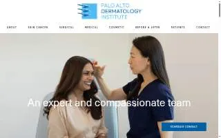 Palo Alto Dermatology Institute website