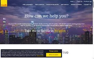 Savills Palo Alto website