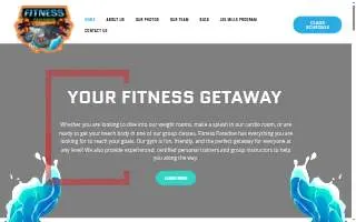 Fitness Paradise website