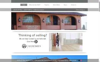 Calhomes Realty website