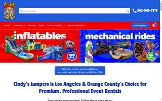 Cindys Jumpers website