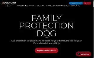 Delta K9 Academy website