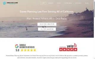 Forward Estate Planning, A Law Corporation website