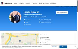 Henry Nicolas: Primerica - Financial Services