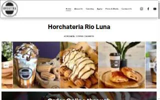 Horchateria Rio Luna website