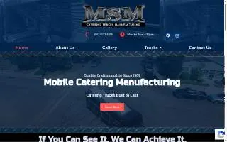 MSM CATERING TRUCKS MFG. INC. website