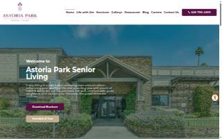 Astoria Park Senior Living website