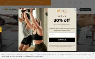 CorePower Yoga - Pasadena website