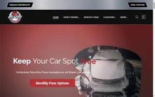 Spot Free Car Wash - Pasadena website