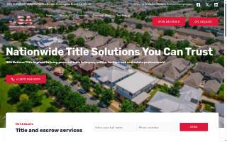 USA National Title Company, Inc. of Pasadena