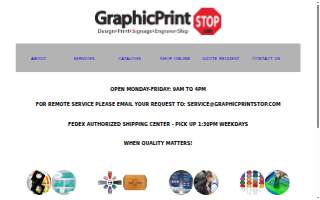 Graphic Print Stop, INC.