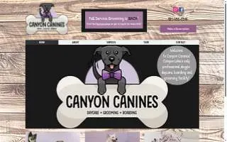 Canyon Canines website
