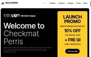 Checkmat Perris - Brazilian Jiu-Jitsu website