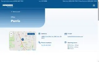 Hammer Insurance Services website