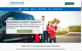 MacDonald Carpet Cleaning website