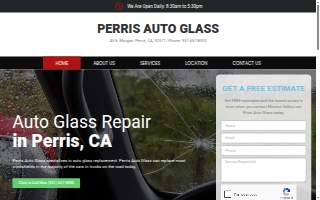Perris Auto Glass website
