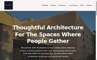 Entero Architects website