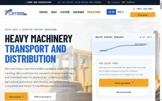 Fletes USA LLC website