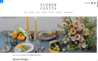 Flower Casita website