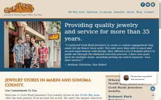 Gold Rush Jewelers - Petaluma website