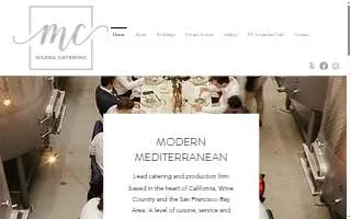 Mazza Catering website