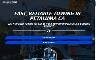 Non Stop Towing website