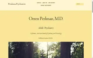 Orren Perlman MD website