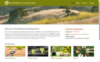 Petaluma Counseling Center website