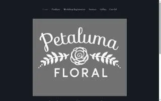 Petaluma floral website