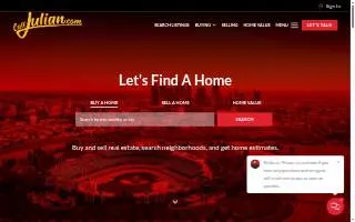 Call Julian Real Estate Services website