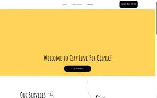 City Line Pet Clinic of Pico Rivera website
