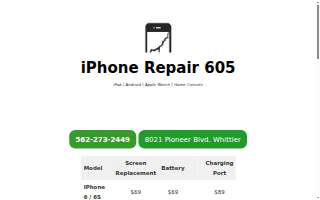 iPhone Repair 605 of Pico Rivera