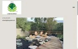 FG Landscaping website