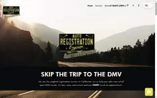 Auto Registration Express AKA Auction Express Title Service website
