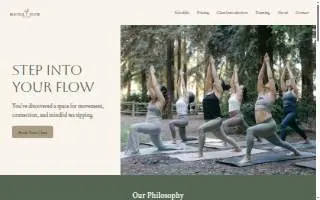 Bootea Flow Yoga Studio of Placentia website