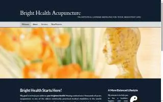 Bright Health Acupuncture website