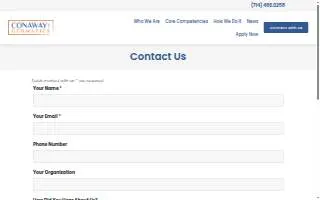 Conaway Geomatics website