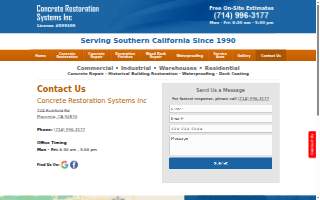 Concrete Restoration Systems