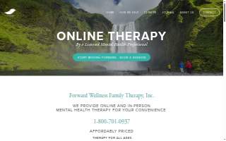 Forward Wellness website