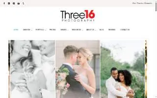 Three16 Photography website