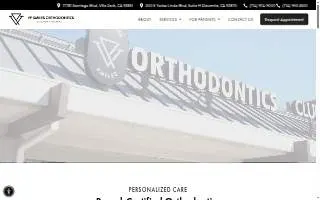 VP Smiles Orthodontics- Placentia (Drs. Lyons and Lee) website