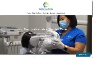 California Smile website