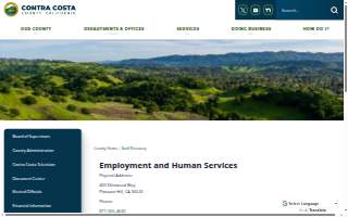 Contra Costa County Employment & Human Services Office