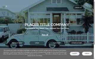 Placer Title Company of Pleasant Hill website