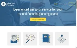 Allied Tax Planners website