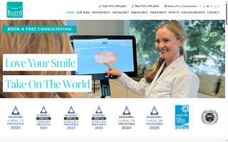 Baird Orthodontics website