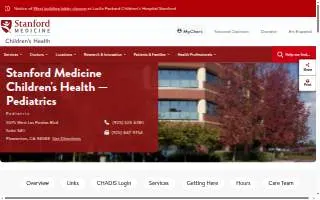 Bayside Medical Group Pleasanton | Stanford Children's Health website