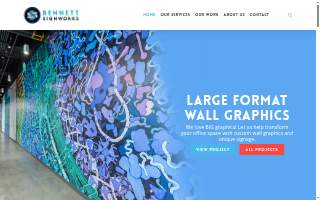 Bennett Graphic Signs, Inc. website